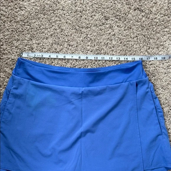 Avia Women's Vibrant Blue Athletic Skort - Picture 6 of 9